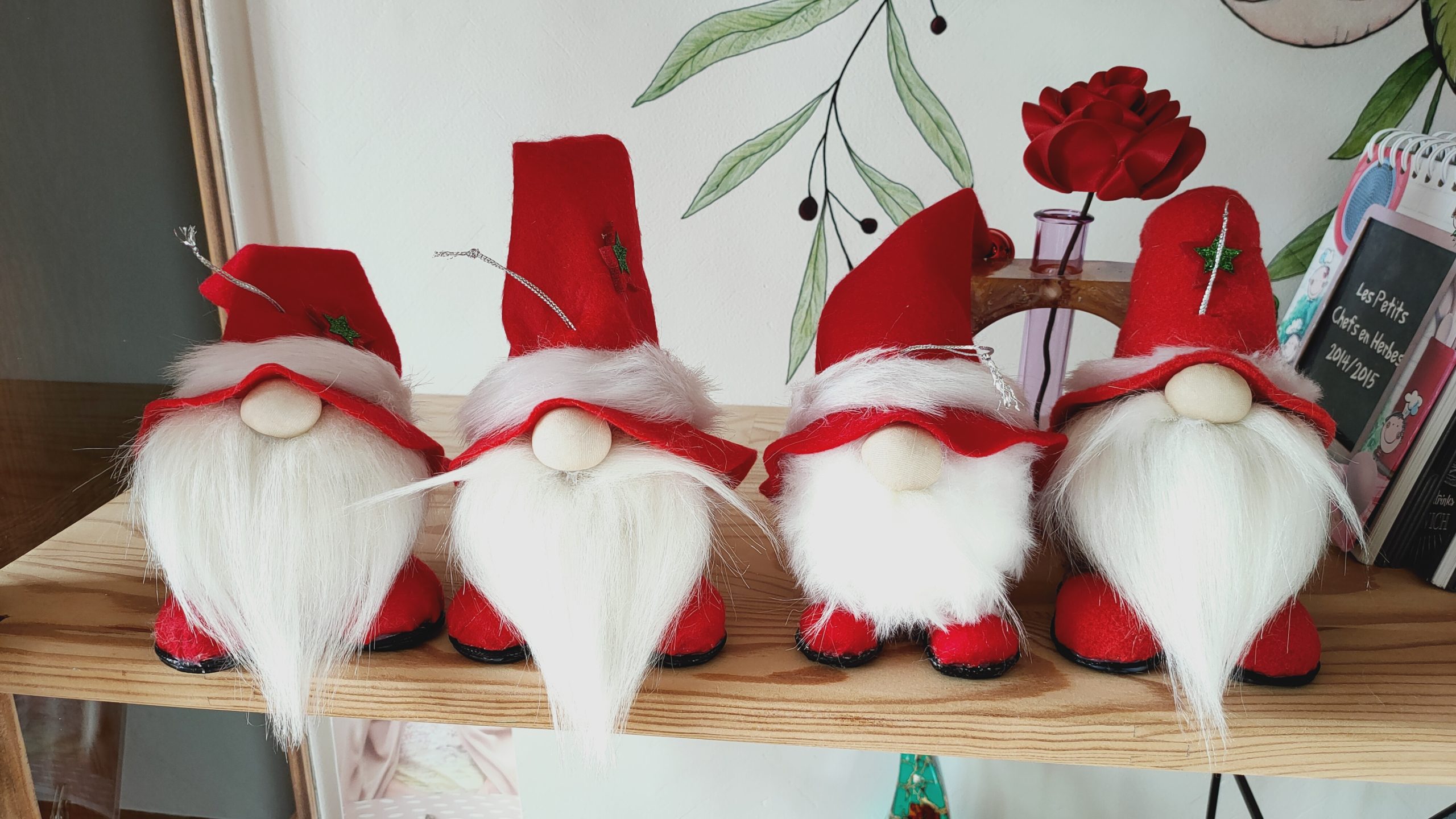 Kit De Crochet Gnome D'arbre De Noël DIY - Taille Finie 15 Cm - Avec Fil, Crochet, Perles, Instructions | Activité Créative, Cadeau, Loisir éducatif Pour Adultes Et Ados - 4